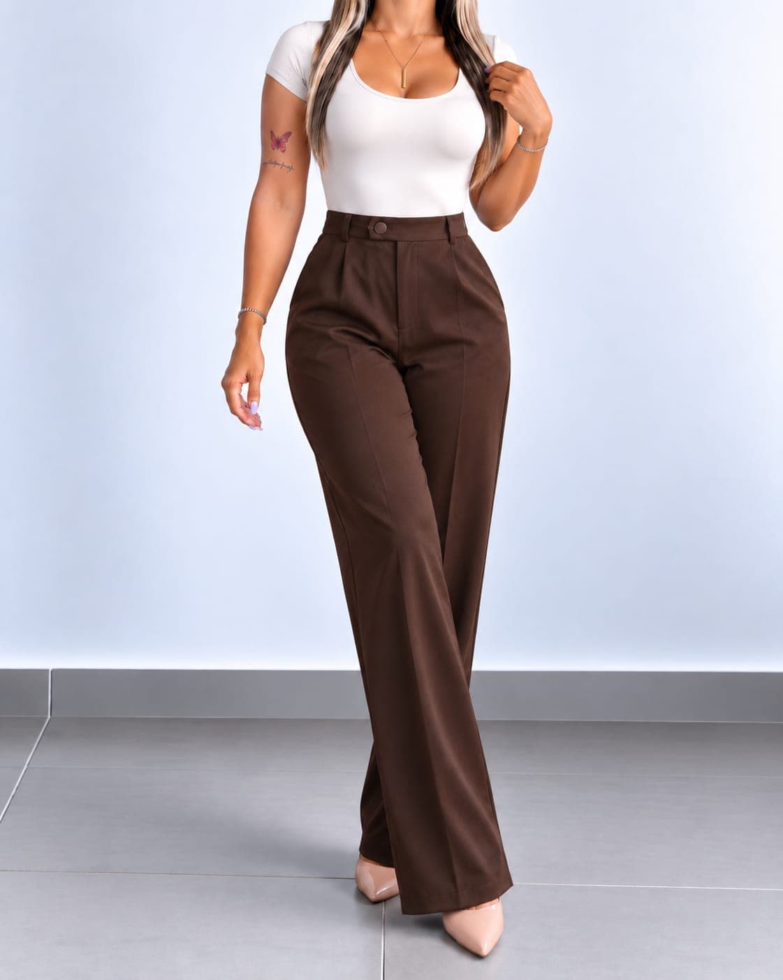 PANTALON VICTORIA  - PANTALON VICTORIA -CAFE-16 - Imagen 1