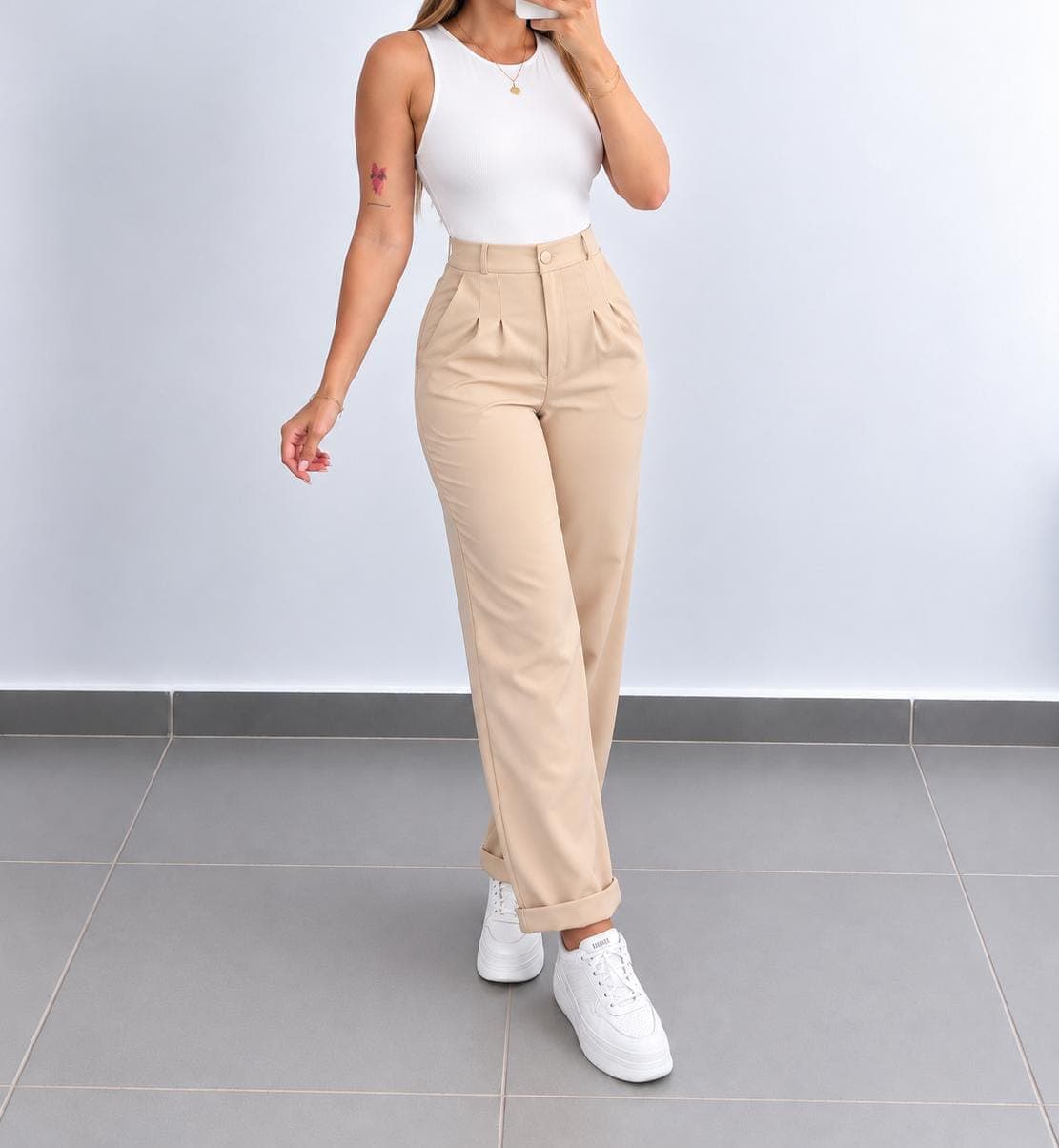 PANTALÓN GABRIELA  - PANTALÓN GABRIELA -CAMEL-LXL - Imagen 6