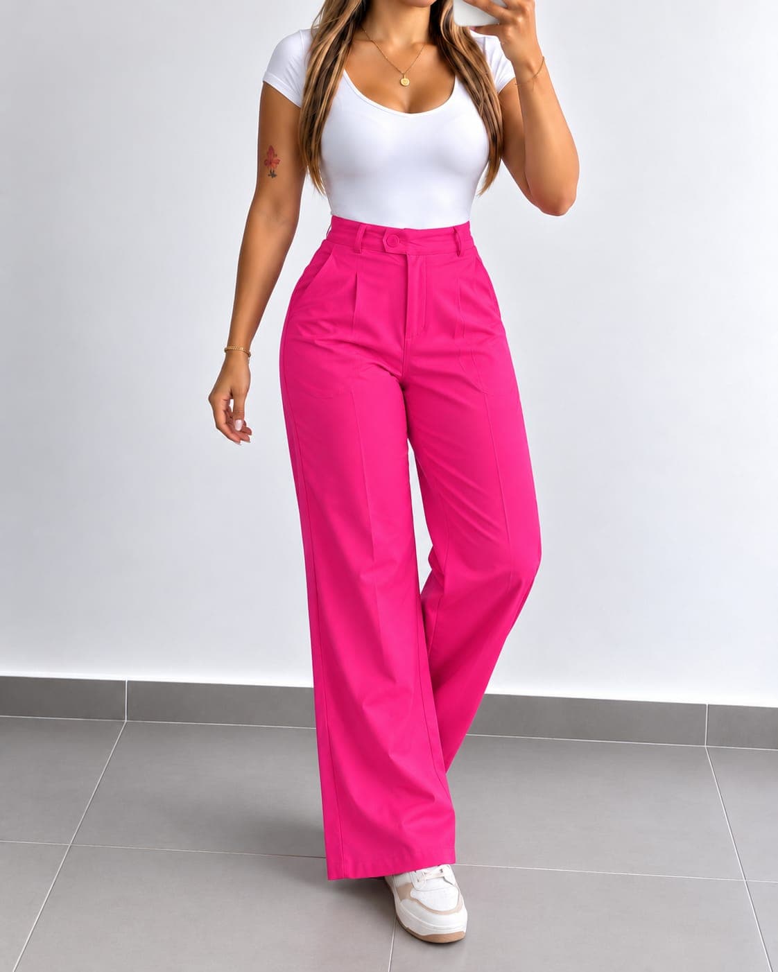 PANTALON VICTORIA LYON - PANTALON VICTORIA LYON-FUCSIA-LXL - Imagen 1