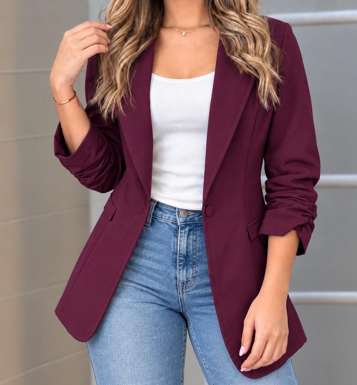 BLAZER ARETHA - BLAZER ARETHA-LXL-FUCSIA - Imagen 4