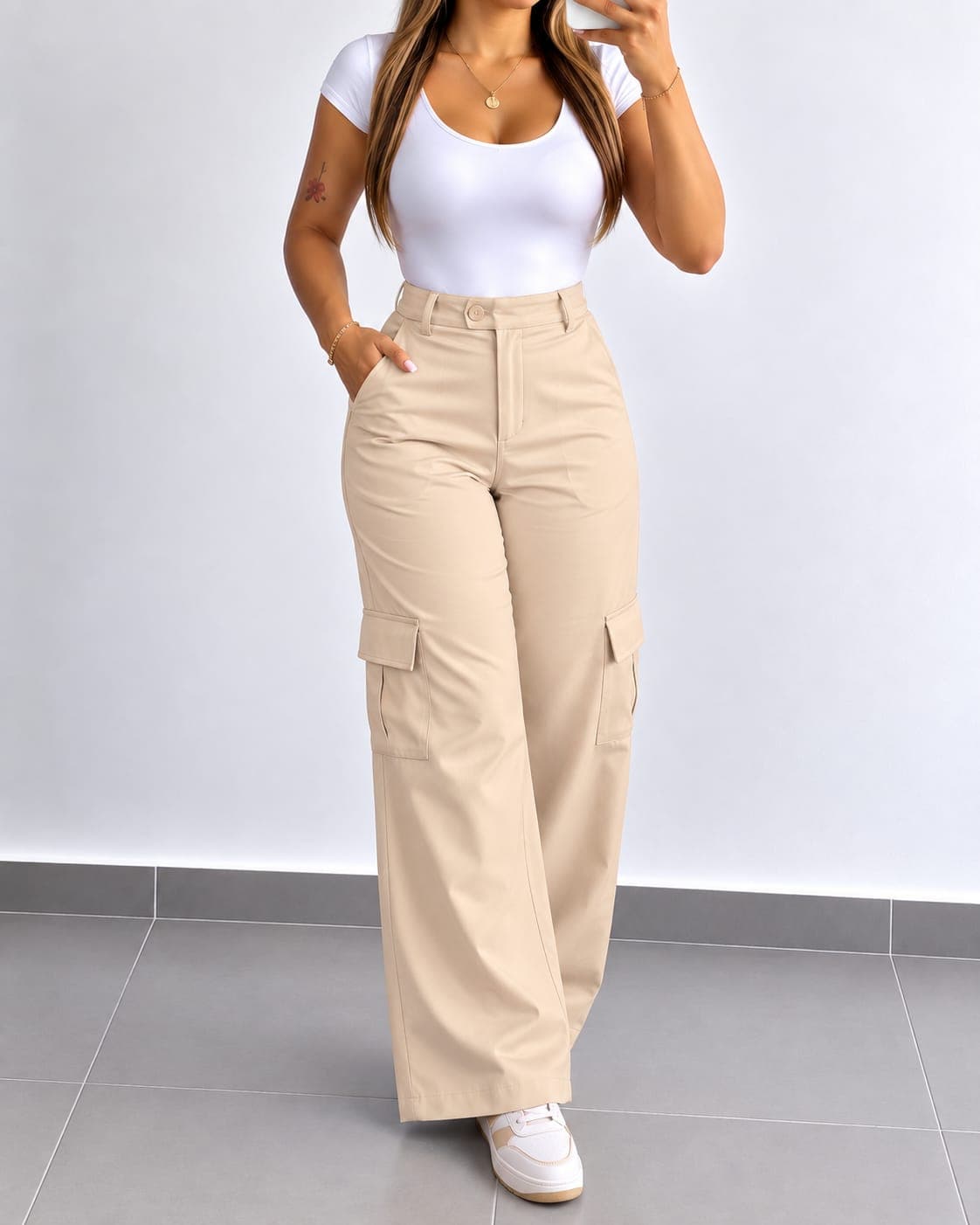 PANTALON HELGA - PANTALON HELGA-14-BLA - Imagen 2