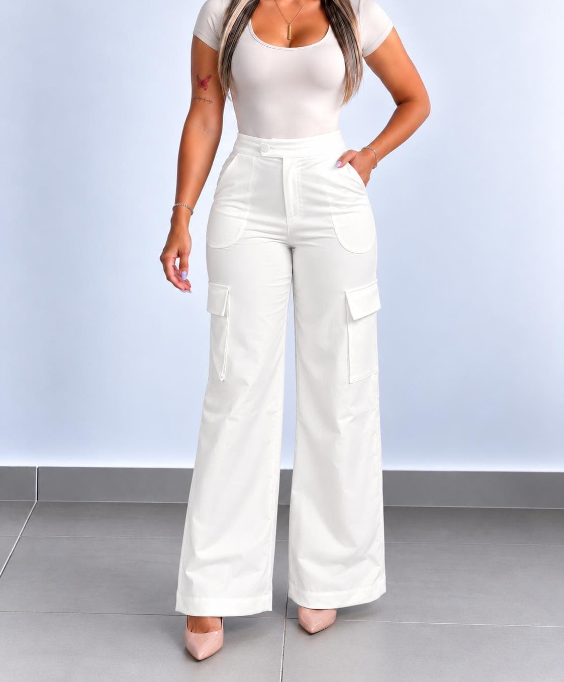 PANTALON HELGA - PANTALON HELGA-14-BLA - Imagen 1
