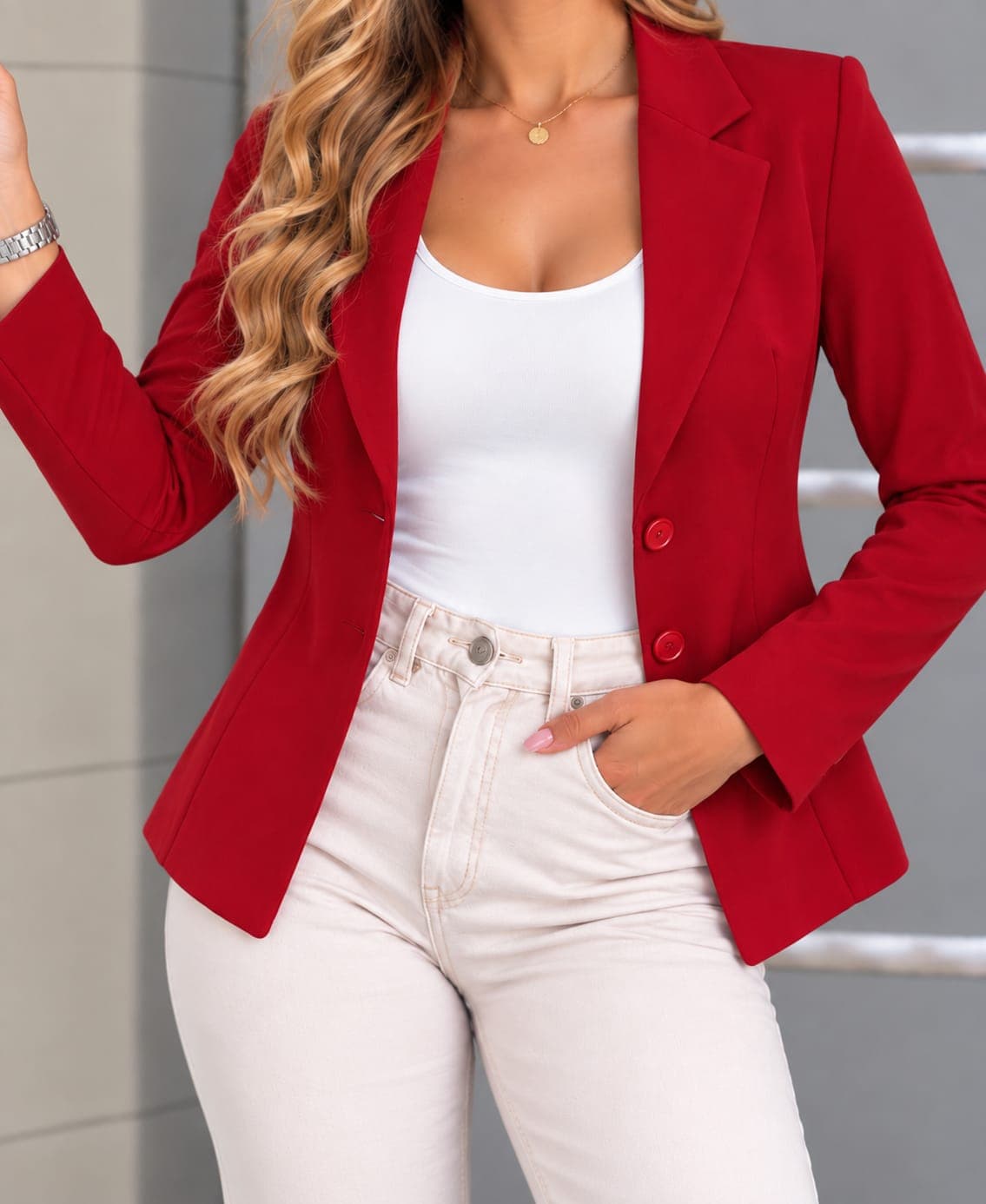 BLAZER MILLAN - BLAZER MILLAN-SM-AMARILLO - Imagen 1