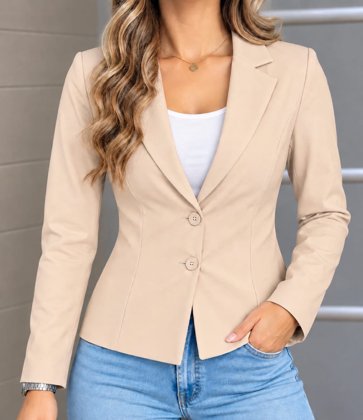 BLAZER MILLAN - BLAZER MILLAN-SM-AMARILLO - Imagen 2