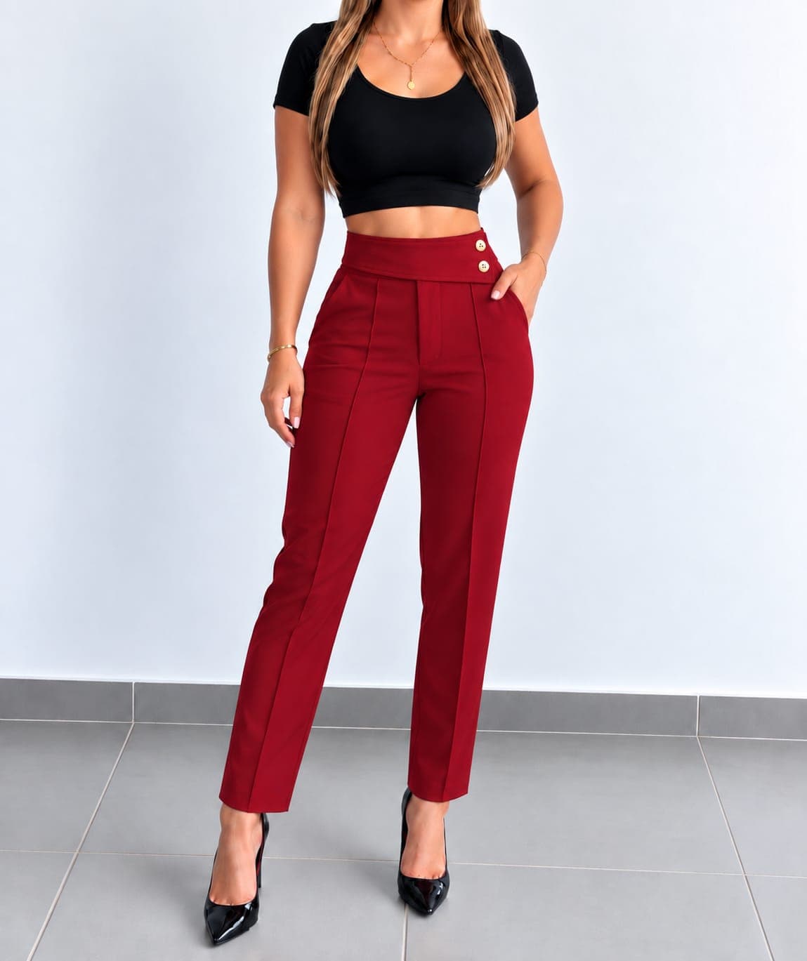 PANTALON ANA - PANTALON ANA -12-ROJ - Imagen 1