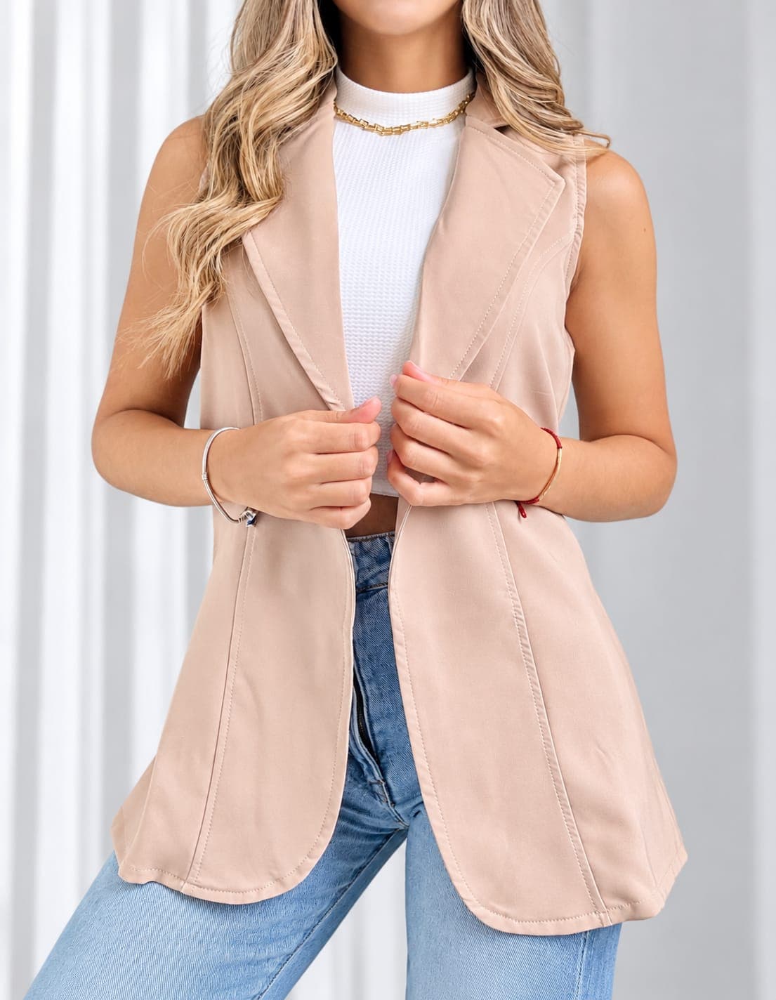 CHALECO ISABELLA - CHALECO ISABELLA-CAMEL-LXL